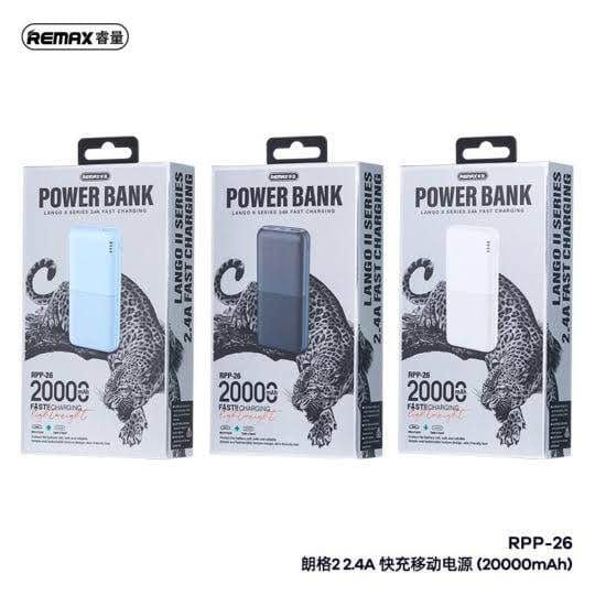 Picture of Power Bank 20000mAh RPP-26 REMAX-Black