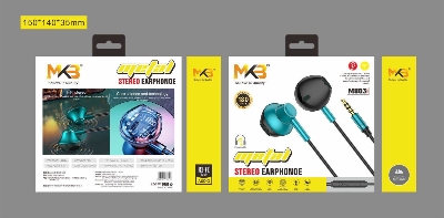 Picture of MKB M803 Metal Sterio Earphone-Black