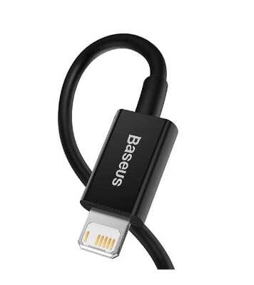 Picture of Baseus Superior Series PD 20W Type-C To Lightning Fast Charging Data Cable 1M - Black-Black