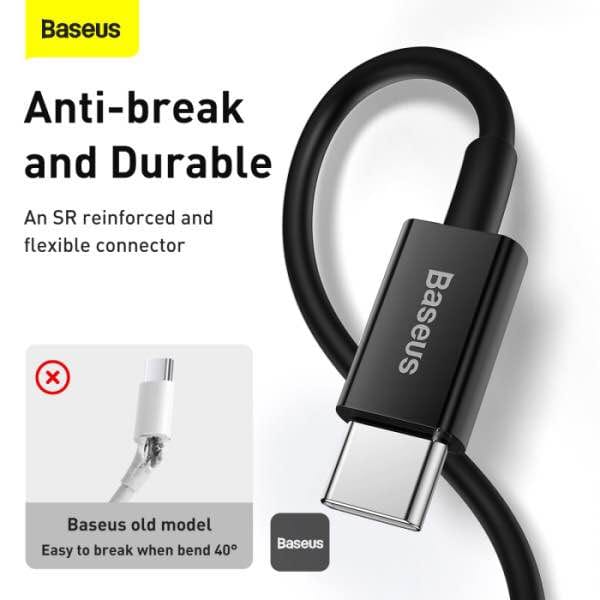 Picture of Baseus Superior Series PD 20W Type-C To Lightning Fast Charging Data Cable 1M - Black-Black