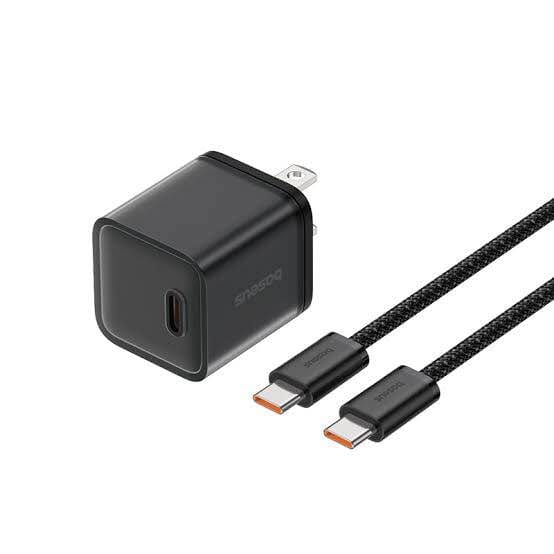 Picture of Baseus 30W Gan5s For iPhone 15 Series Charger with Cable-Black