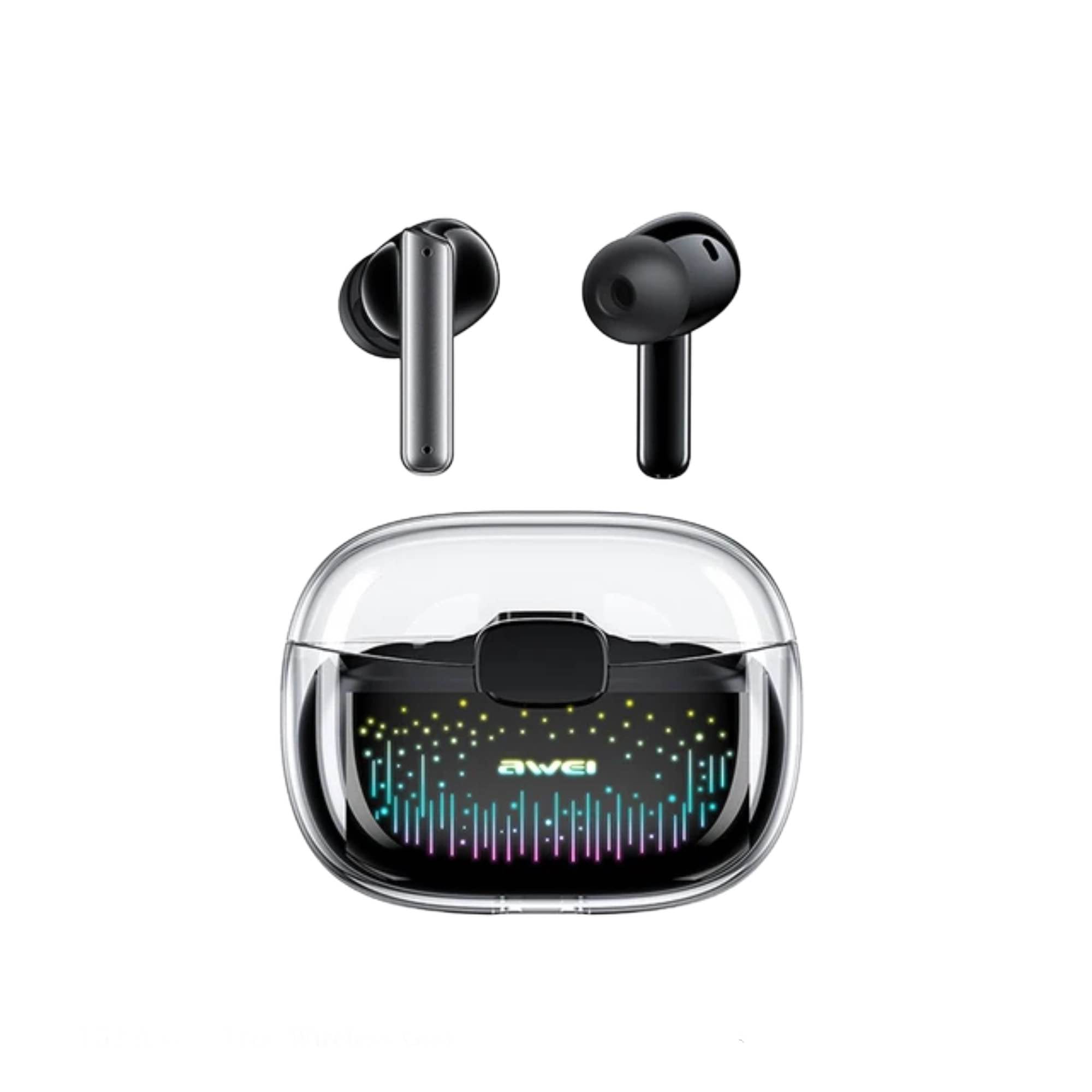 Picture of Awei T52 ANC Wireless Bluetooth Earbuds-Black