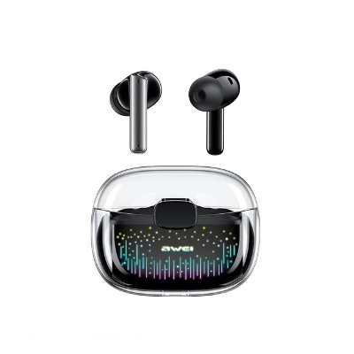 Picture of Awei T52 ANC Wireless Bluetooth Earbuds-Black