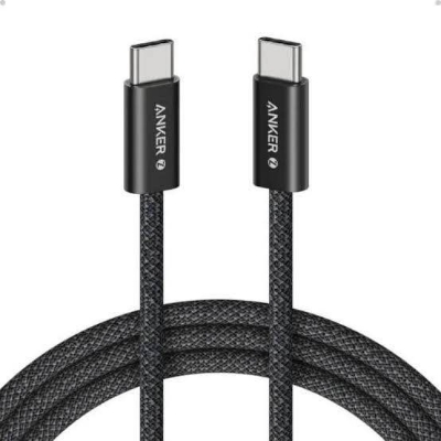 Picture of Anker Zolo 240W USB C to USB C Cable for iPhone 16 Series,MacBook-Black