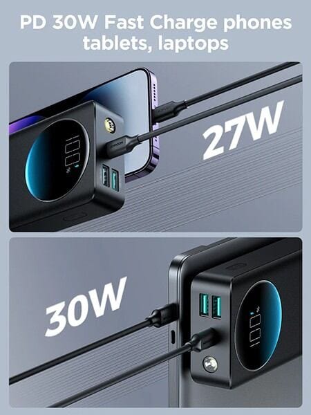 Picture of Joyroom JR-PBF03 30000mAh 30W Fast Charging Power Bank-Black