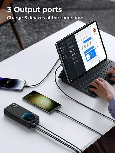 Picture of Joyroom JR-PBF03 30000mAh 30W Fast Charging Power Bank-Black
