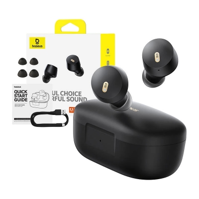 Picture of Baseus E18 TWS Crystal Clear Sound With Super BASS 25Hr Music Earbuds-Black
