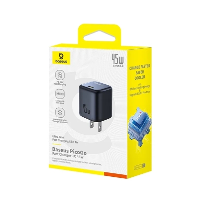 Picture of Baseus GaN6 Charger 45W PD Adapter-Black
