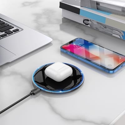 Picture of Hoco CW6 Pro Easy 15W Wireless Fast Charger-Black