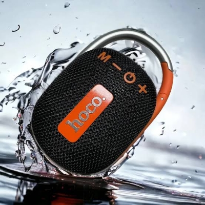 Picture of HOCO HC17 Bluetooth 5.3 AUX, USB, SD Card & FM Radio Supported Speaker - Black-Black