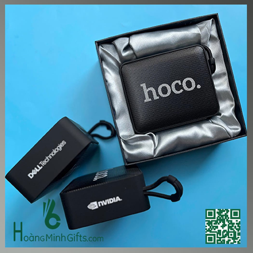 Picture of HOCO BS51 Bluetooth 5.1 AUX, USB, SD Card & FM Radio Supported Portable Wireless Speaker (Black)-black