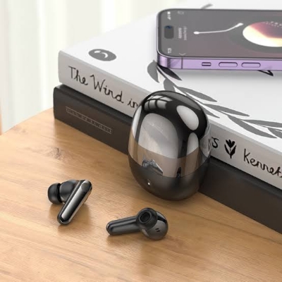 Picture of HOCO EQ11 True Wireless ANC Noise Reduction Bluetooth Headset Built-InMicrophone-Black