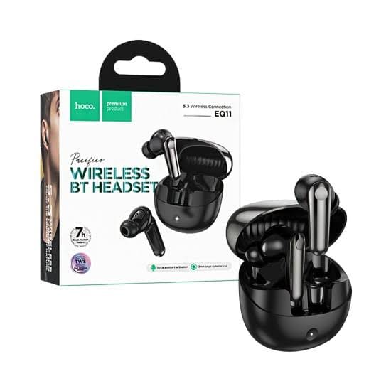 Picture of HOCO EQ11 True Wireless ANC Noise Reduction Bluetooth Headset Built-InMicrophone-Black