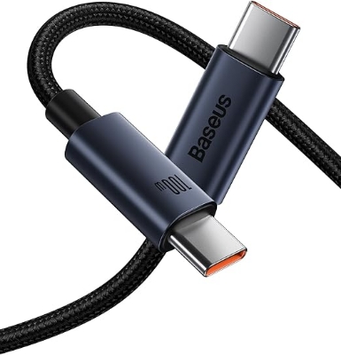 Picture of Baseus Minimalist 100w Type-C to Type-C Fast Charging Cable-Black
