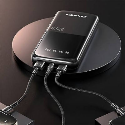 Picture of Awei P10K 10000mah 22.5W Fast Charging Digital Display Power Bank-Black