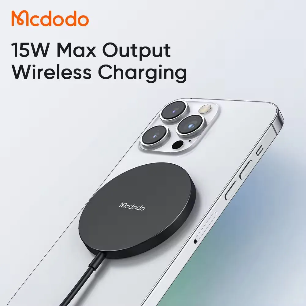 Picture of MCDODO Magsafe Wireless Magnetic Fast Charger Pad 15W-Black