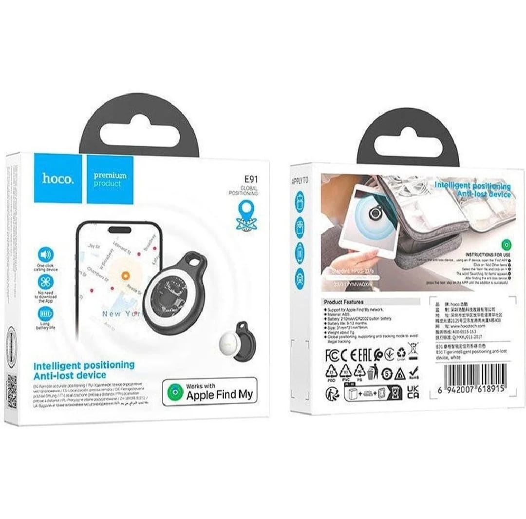 Picture of Hoco E91 Smart Tracker Anti lost device-Black
