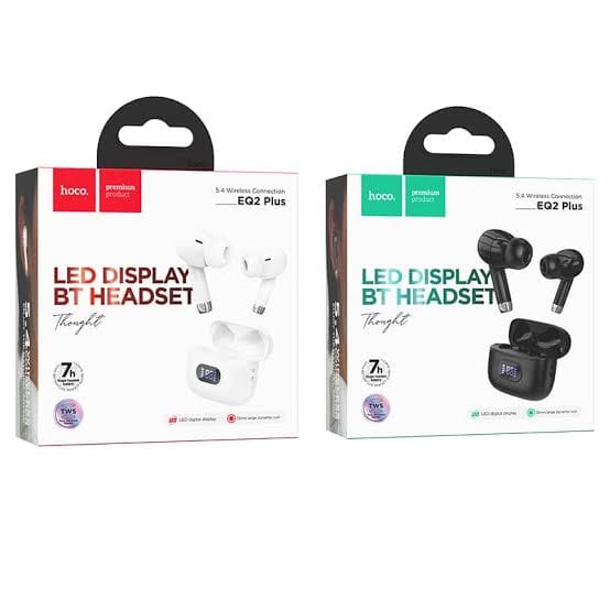 Picture of HOCO EQ2 Plus True Wireless Earbuds-Black