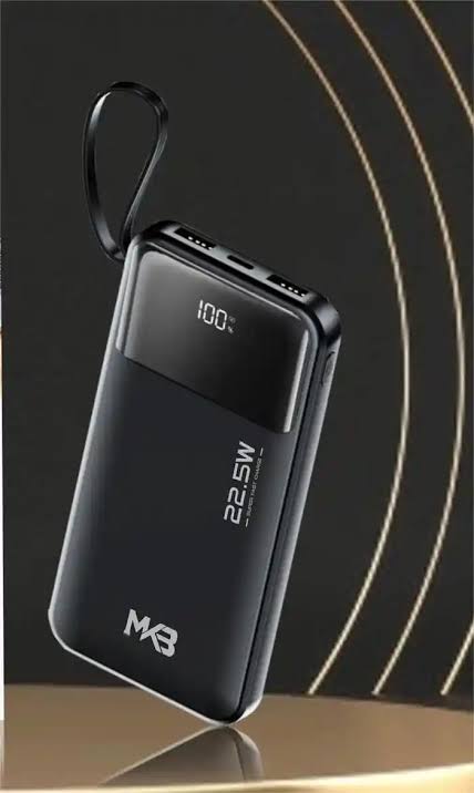 Picture of MKB PK31 PD 22.5w 10000mah digital display Power Bank-Black