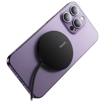 Picture of Baseus Simple Mini3 Magnetic Wireless Charger 15W-Black