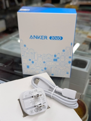 Picture of Anker Zolo 30W USB C Charger PD & IQ with C to C cable-White