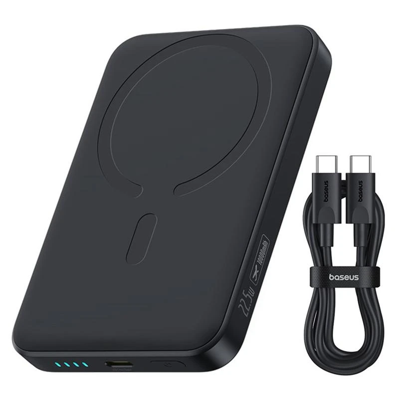 Picture of Baseus 22.5W 10000mah Magnetic Wireless Power Bank-Black