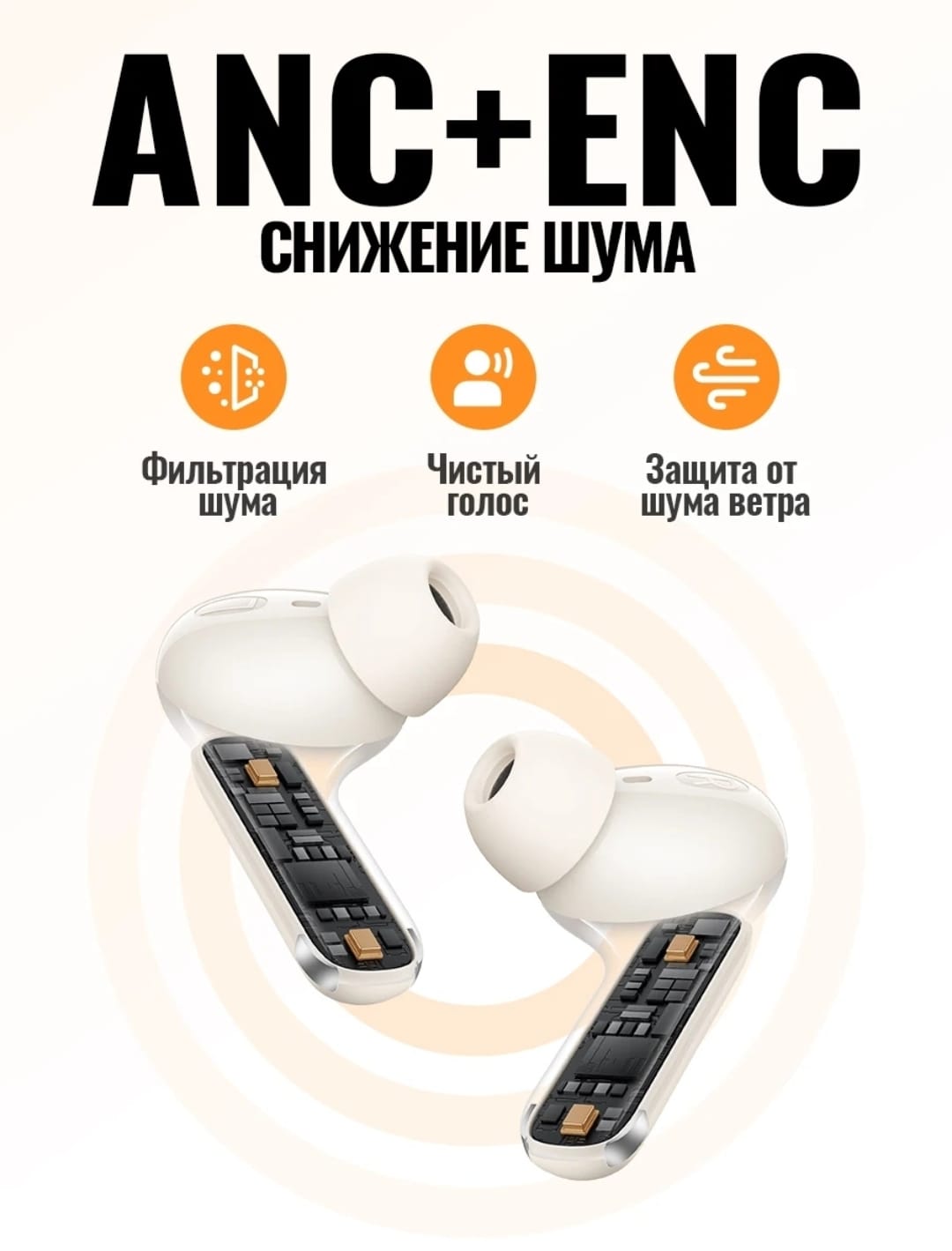 Picture of Hoco EQ22 Singer True Wireless ANC+ENC Noise Reduction BT Earbuds-Black