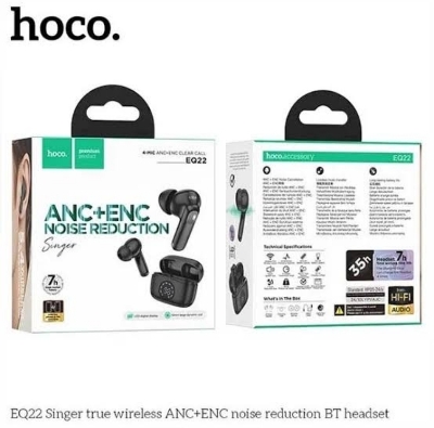 Picture of Hoco EQ22 Singer True Wireless ANC+ENC Noise Reduction BT Earbuds-Black