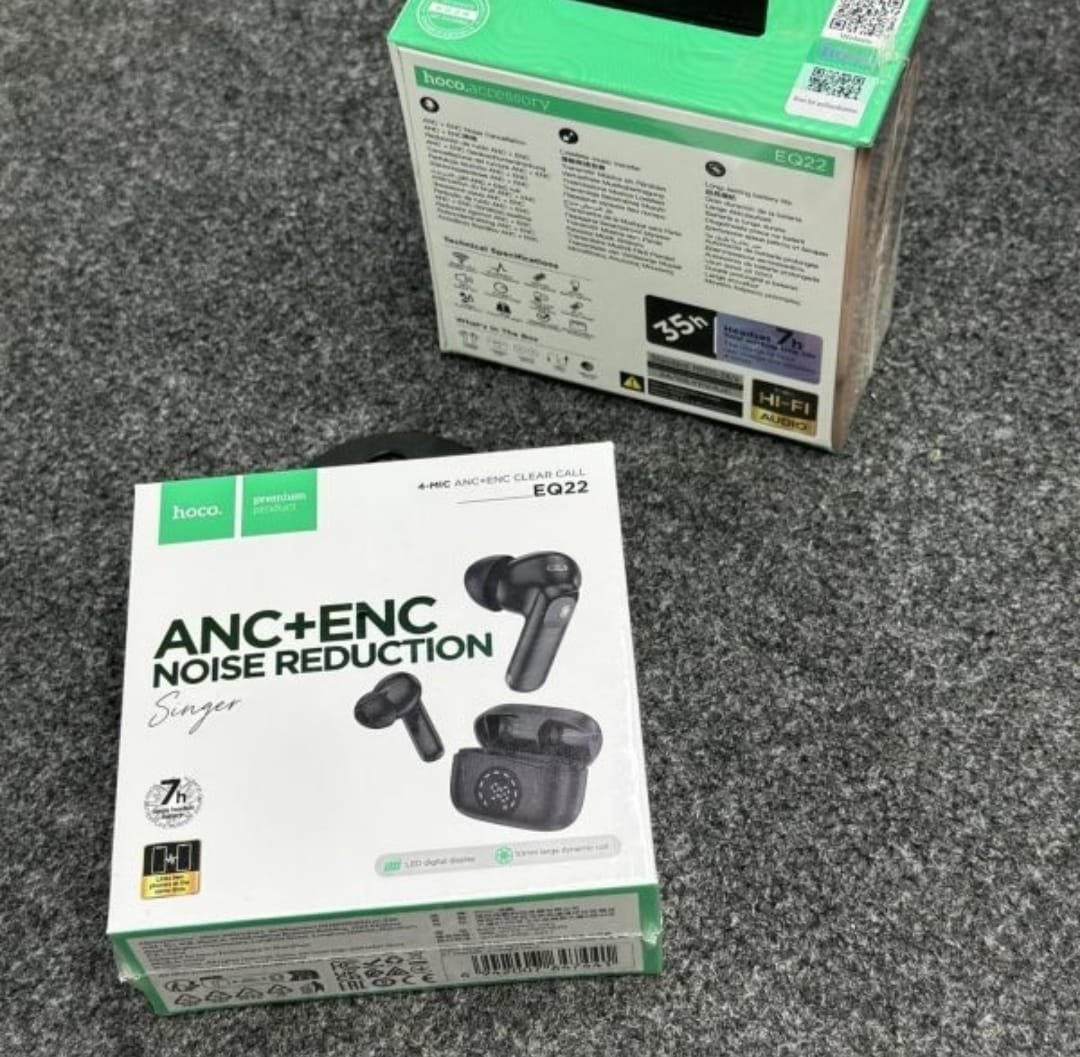 Picture of Hoco EQ22 Singer True Wireless ANC+ENC Noise Reduction BT Earbuds-Black