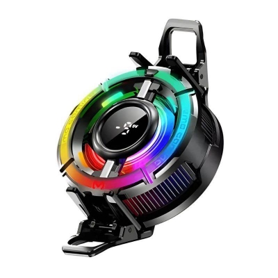 Picture of MEMO CX15 Digital Display Mobile Game Cooling Fan-Black