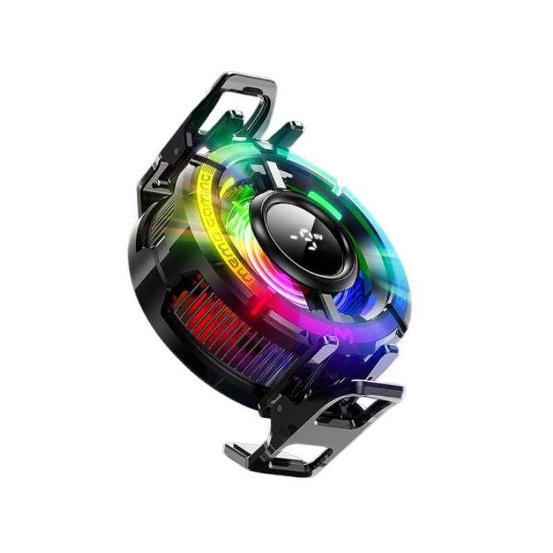 Picture of MEMO CX15 Digital Display Mobile Game Cooling Fan-Black