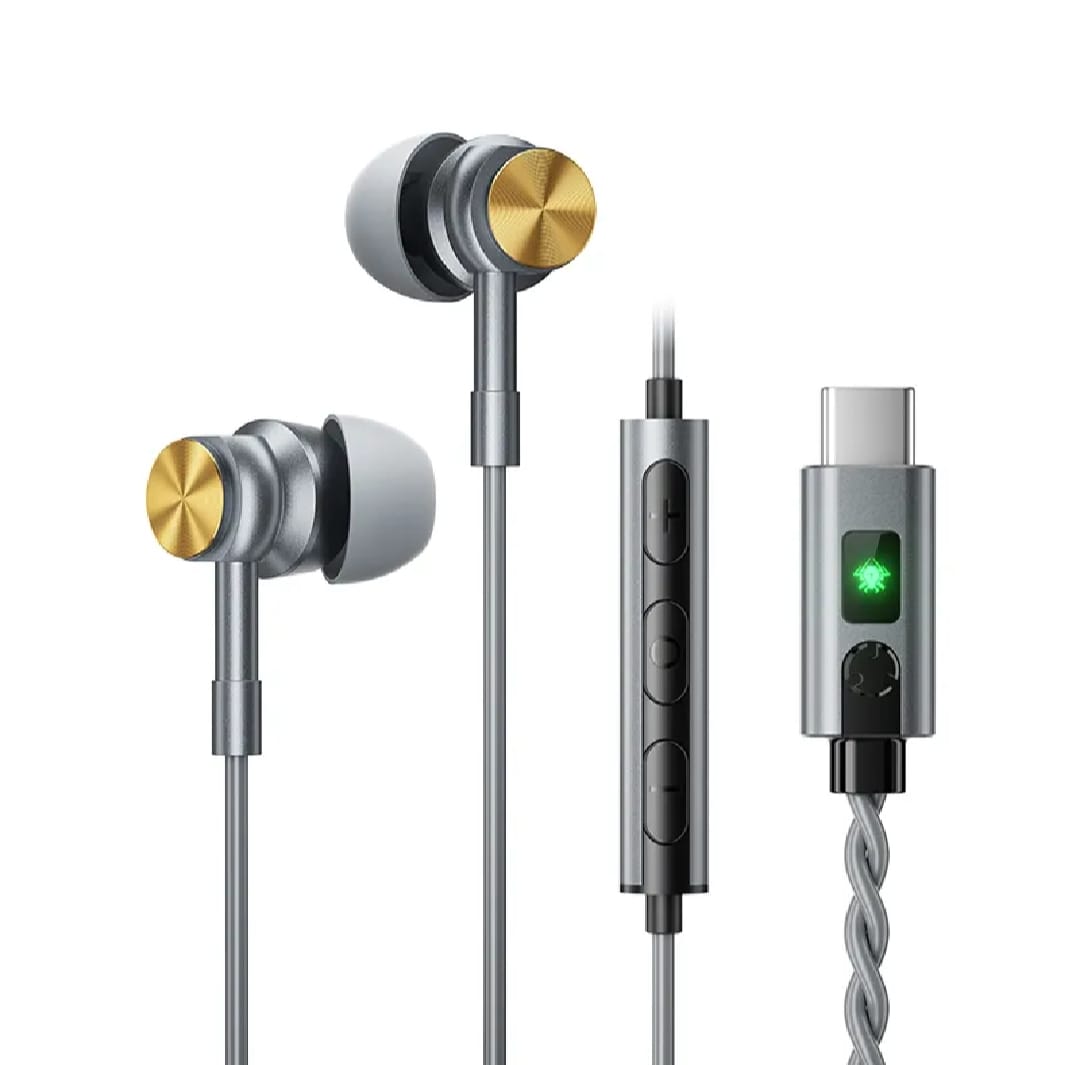 Picture of Plextone G18 Type-C Wired Gaming Earphone-Black