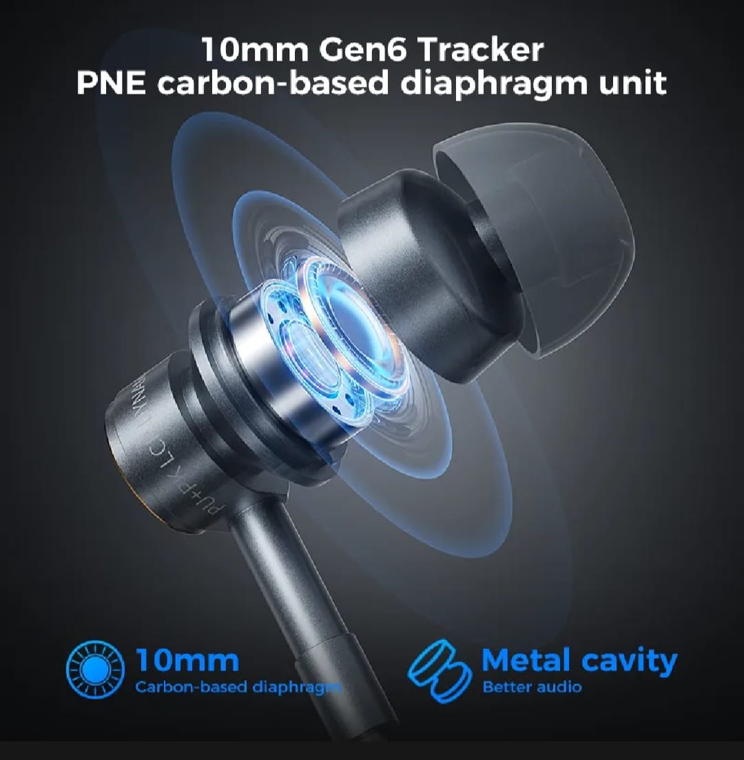 Picture of Plextone G18 Type-C Wired Gaming Earphone-Black