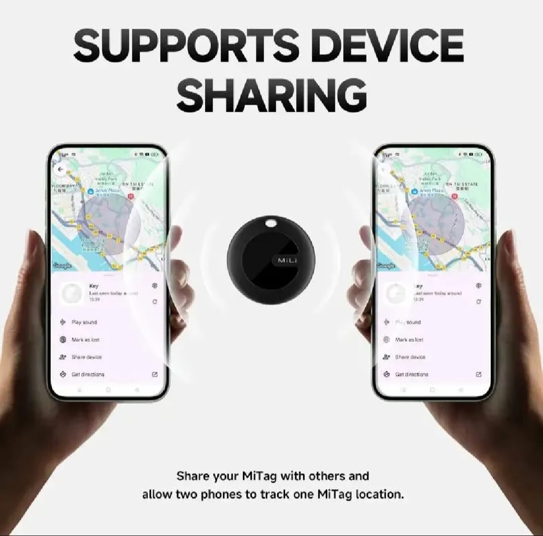 Picture of MiLi MiTag Go Android Location Tracker Device-Black