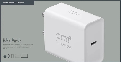 Picture of CMF by Nothing 33W Fast Charger - Type-C Super-Fast Wall Adapter-White