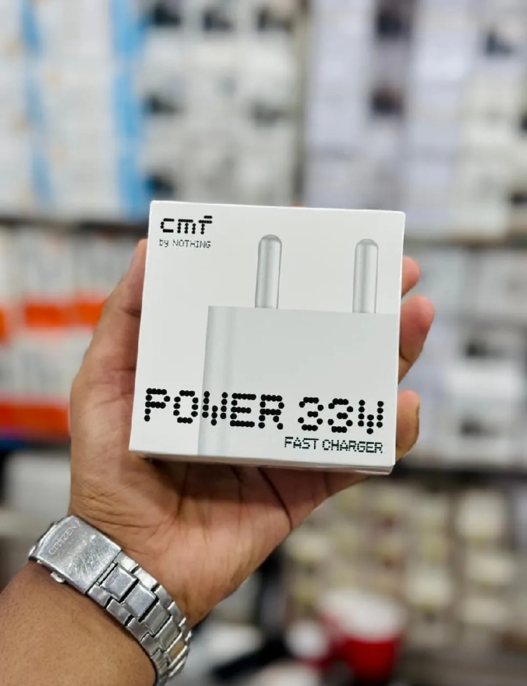 Picture of CMF by Nothing 33W Fast Charger - Type-C Super-Fast Wall Adapter-White