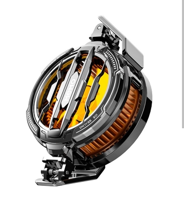Picture of Memo CX07 Magnetic Semiconductor Phone Cooler - RGB Radiator Cooling Fan for Gaming-Black