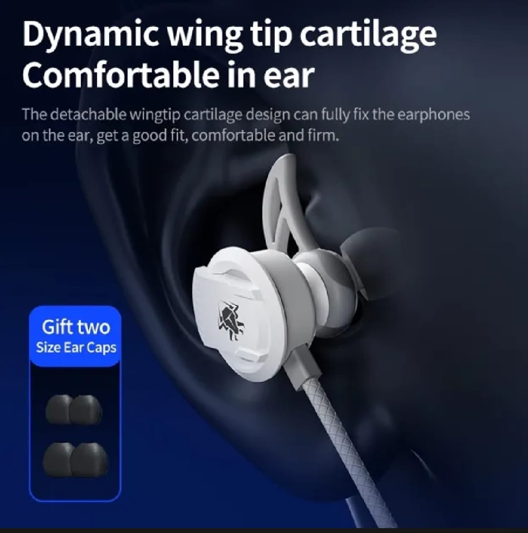 Picture of Plextone RX3 Pro Gaming Earphones - Dual Microphone In-Ear Gaming-White