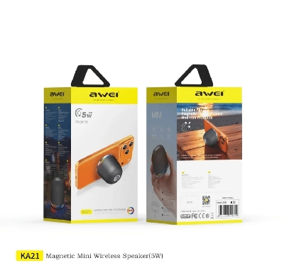 Picture of Awei KA21 Mini Magnetic Wireless Speaker-Black