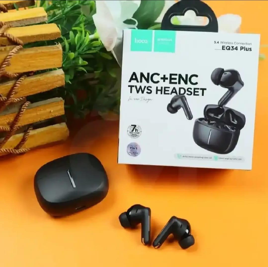 Picture of Hoco EQ34 Plus True Wireless Earbuds - Bluetooth 5.3 Gaming Headphones-Black