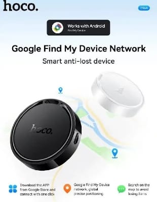 Picture of HOCO E96A Airtag Location Trackers for Android Phones-Black