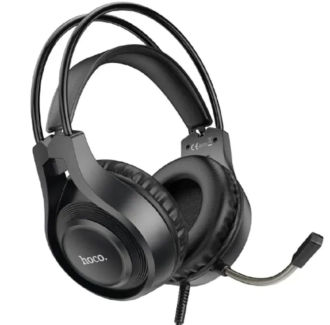 Picture of Hoco W106 Tiger wired Gaming Headphone-Black
