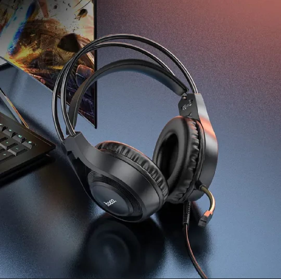 Picture of Hoco W106 Tiger wired Gaming Headphone-Black