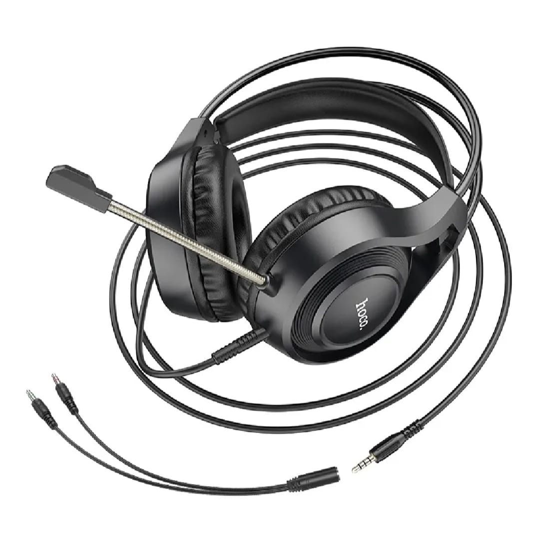 Picture of Hoco W106 Tiger wired Gaming Headphone-Black