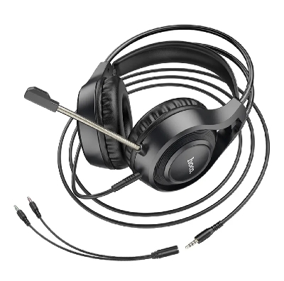 Picture of Hoco W106 Tiger wired Gaming Headphone-Black
