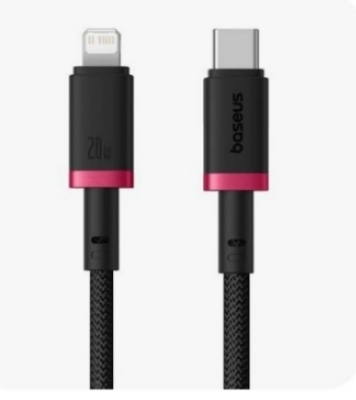 Picture of Baseus Dura 20w Type c to lightning cable 2 meter black-Black