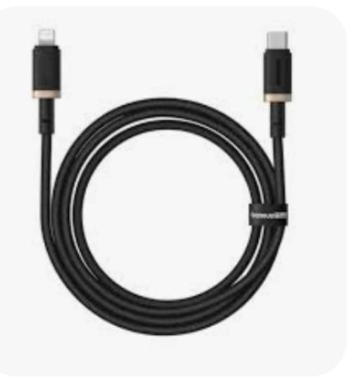 Picture of Baseus Dura 20w Type c to lightning cable 2 meter black-Black
