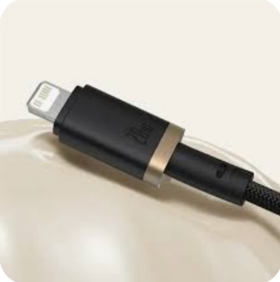 Picture of Baseus Dura 20w Type c to lightning cable 2 meter black-Black