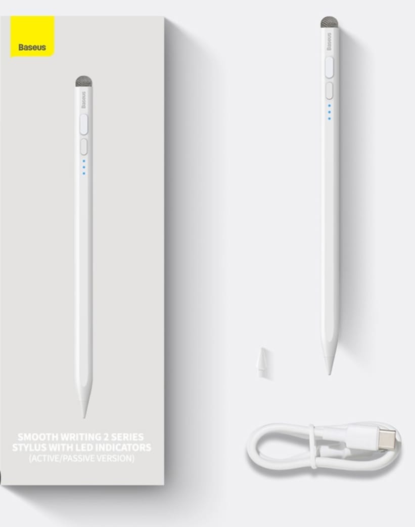 Picture of Baseus Series 2 Wireless charging multi-function capacitive stylus active Bluetooth version Digital Pen-White