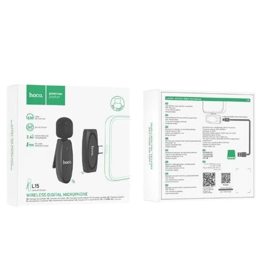 Picture of Hoco L15 Digital wireless Microphone Type c